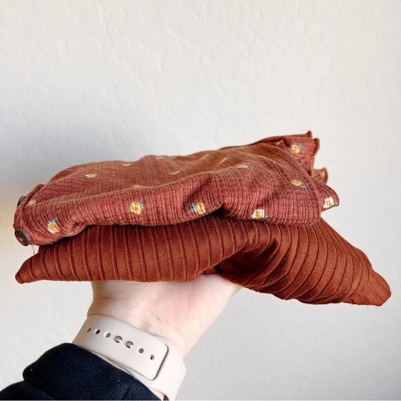 Bundle of juniors rust brown clothing dress top size medium M - Picture 1 of 7